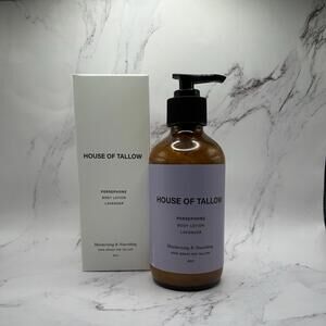 House of Tallow Persephone (Lavender) 100% Grass Fed Tallow Body Lotion 8oz